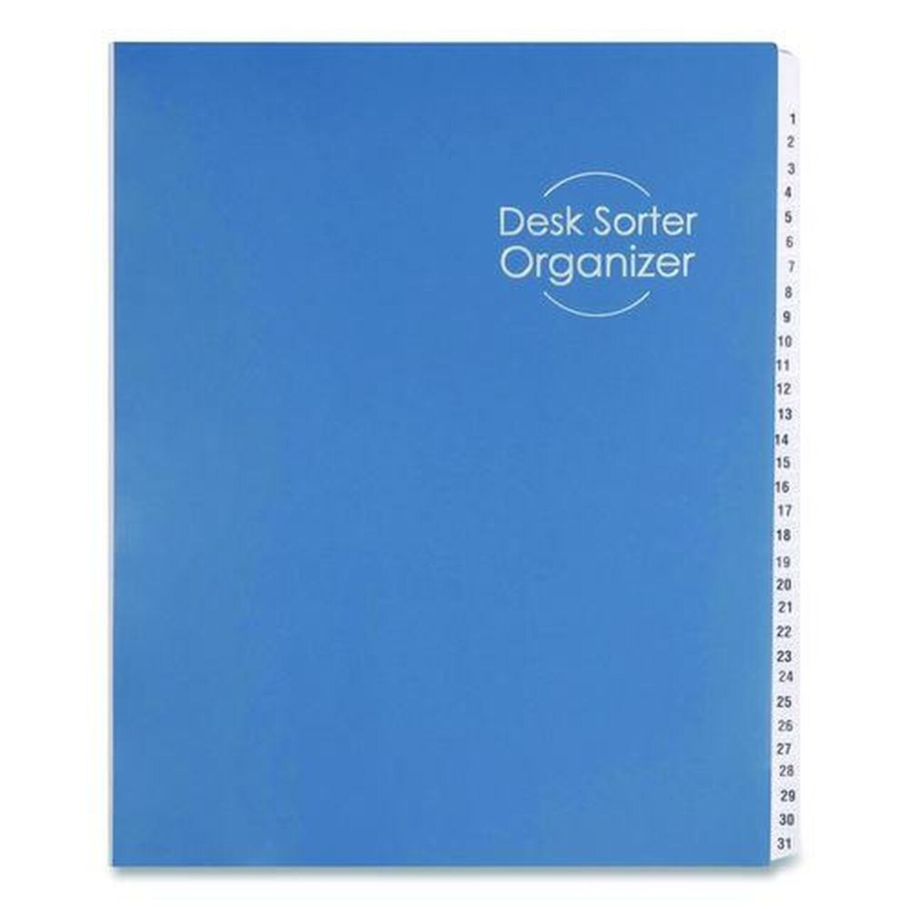 Smead Deluxe 31 Dividers Expandable Indexed Desk File/Sorter - Dark Blue Cover/Letter Size